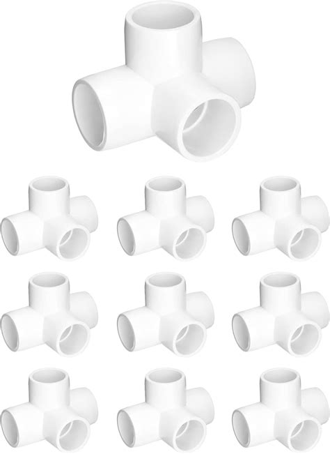 QWORK 4-Way PVC Fittings, 1/2 Inch Corner Cross India | Ubuy