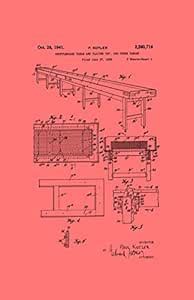 Framable Patent Art the Original Ready to Frame Décor Shuffleboard ...