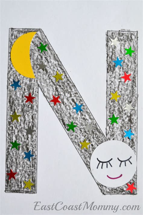 East Coast Mommy: Alphabet Crafts - Letter N