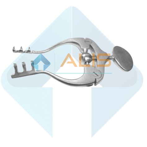 Jansen Retractor 3 x 3 Blunt Prongs, 3" – Alis Professional