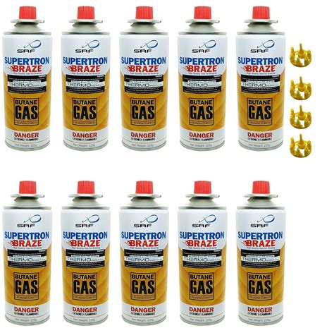 THERMO - Butane/LPG Gas Canister Can Fit Directly into Flame Torch Guns ...