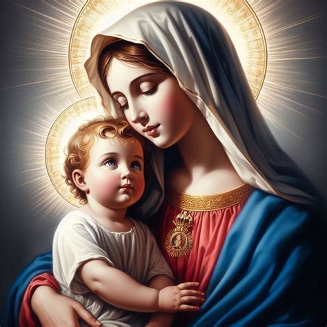 Pin by Luz e Arruda 🌟🌿 on Maria | Mother mary images, Jesus and mary ...