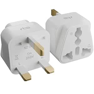 rts UK Adapter for Indian Pins, India to UK UAE, Hong Kong, Dubai, UK ...