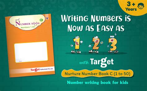 Buy Nurture Number Writing Books For Kids|1 To 50|3 To 5 Year Old ...