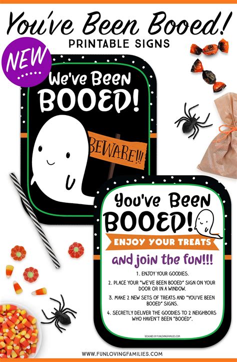 You've Been Booed Printable Signs - Super Cute and Totally FREE! - Fun ...