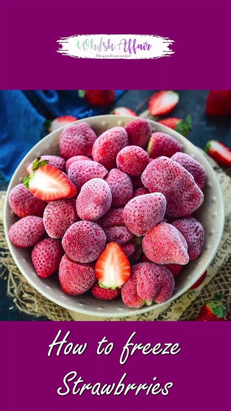 How to freeze strawberries the easy way – Artofit