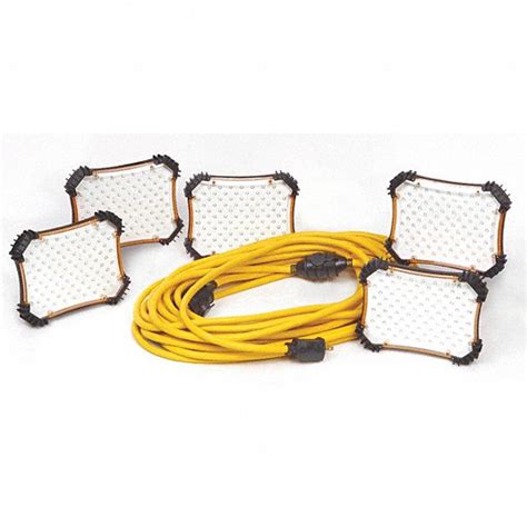 SOUTHWIRE, LED, Corded, Temporary Job Site Light Stringer - 14V991 ...