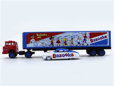 1958 Ford C-600 & 1949 Mercury Custom 1:64 M2 Machines diecast hauler ...