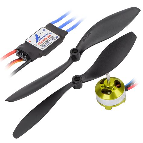 Buy Hobbymate Rc Airplane Power Combo Hobbymate Motor 30A ESC Program ...