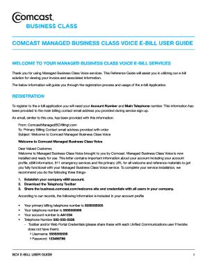 Xfinity Bill Pdf - Fill Online, Printable, Fillable, Blank | pdfFiller