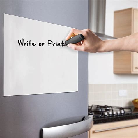 FlexibleMagnets Flexible Vinyl Roll of Magnet Sheets - White, Super ...