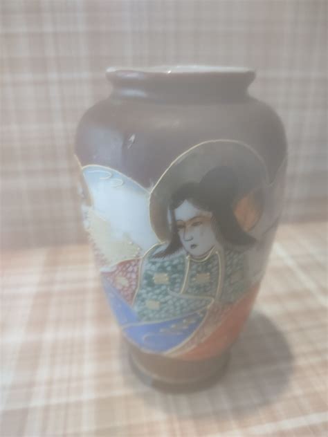 Satsuma Miniature Geisha Vase made in Occupied Japan - Etsy