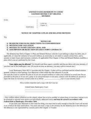 notice chapter Doc Template | pdfFiller