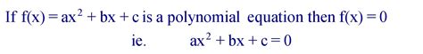 Image result for Polynomial Equations