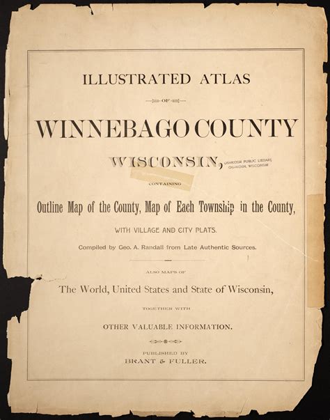 Illustrated atlas of Winnebago County, Wisconsin - Full view - UWDC ...