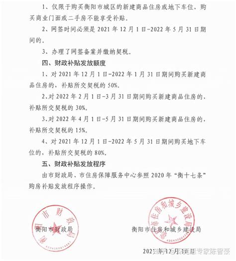 湖南衡阳：购买新房契税补贴最高50%，地下车位补贴80%！ - 知乎