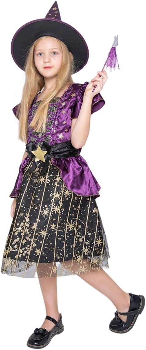 WESPREX Starry Witch Costume Set for Girls with Hat India | Ubuy