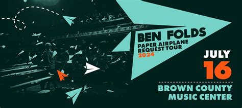 Ben Folds: Paper Airplane Request Tour, 200 Maple Leaf Boulevard ...