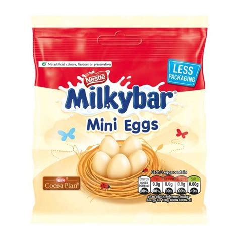 Nestle Milky Bar White Chocolate Mini Eggs 80g - The Perfect Easter ...