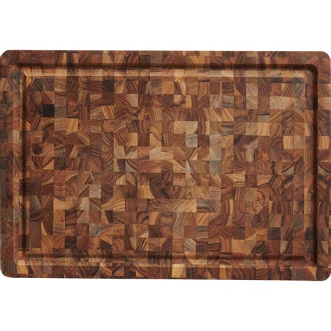 Teakhaus Checker Cutting Board - 20x14x2.5” - Save 33%