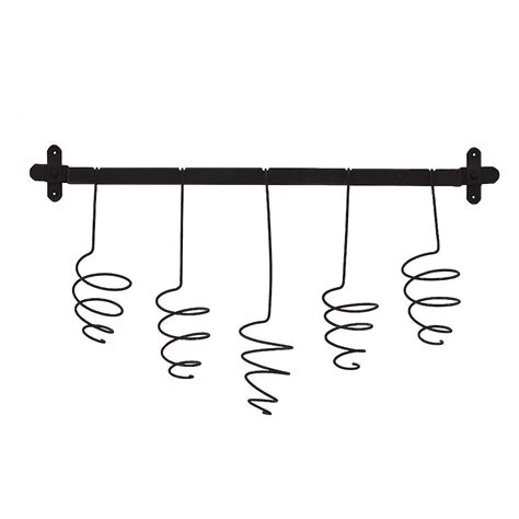 Boston Loft Furnishings 5-Bottle Natural Wrought Iron Metal Wall ...