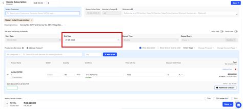 Can we edit start date and end date of subscription? - Subscriptions ...