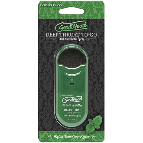Buy Goodhead Deep Throat Oral Sex Numbing Desensitizing Spray - Choose ...