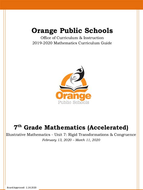 Fillable Online Illustrative Mathematics - Unit 7: Rigid ...