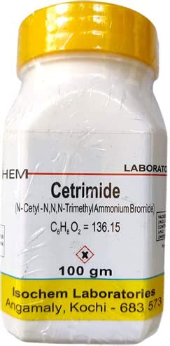 ISOCHEM Cetrimide (100GM) Assay 98% Min : Amazon.in: Industrial ...