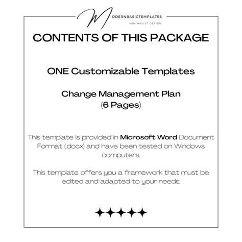 Change Management Program Template 的图像结果