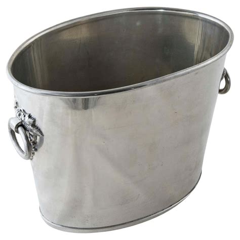 Mid-20th Century French Silver Plate Champagne Bucket with Grape ...