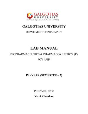 Biochemistry - ABC - MONAD UNIVERSITY, HAPUR LAB MANNUAL BIOCHEMISTRY ...