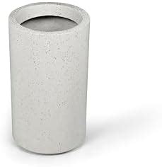 JP PLANTERS 500 MM Round Indoor Outdoor Balcony Planter - Poly White ...