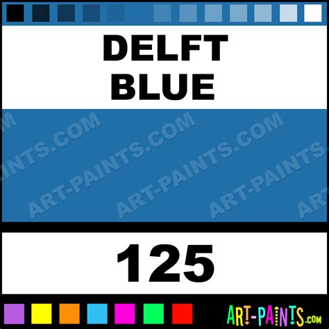 Delft Blue Designer Gouache Paints - 125 - Delft Blue Paint, Delft Blue ...