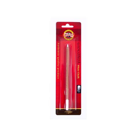 KIN Gioconda White Chalk Pencil - 8801 Blister Pack