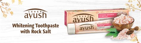 Buy Ayush Whitening 150g Toothpaste (Rock Salt) Online at Low Prices in ...