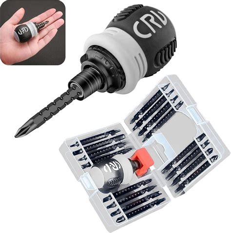 Ratcheting Double-Head Screwdriver with Storage Box | Makerbazar