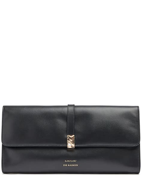 Elmer leather clutch - Loulou De Saison - Women | Luisaviaroma
