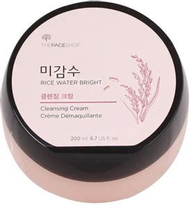 The Face Shop Rice Water Bright Cleansing Cream Face Wash - Price in ...