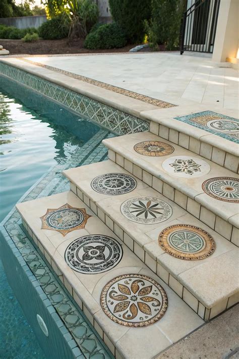 Image result for Pool Step Designs
