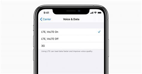 Image result for iPhone Settings Menu Volte