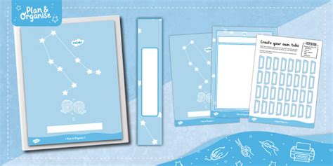 Gemini Star Sign | Personalised Binder Pack (teacher made)