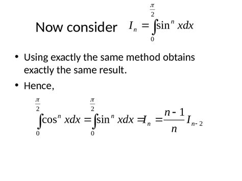 Integration by Reduction Method 的图像结果