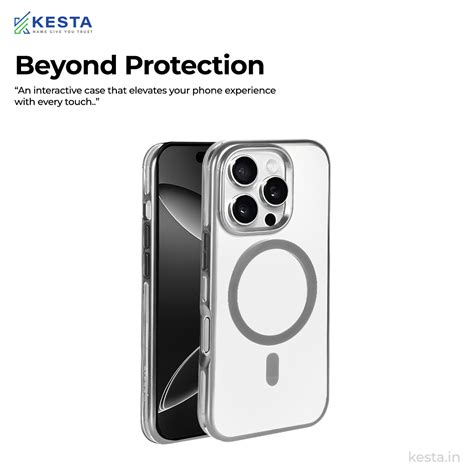 iPhone 16 Pro Cover - Notify Popup Gray Transparent Case (Camera Sink ...