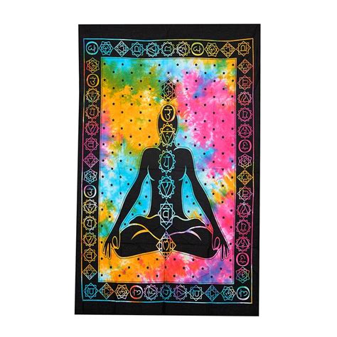 Chakras Multicolor Tapestry - 42X29 – THEBOOMBOXCLUB