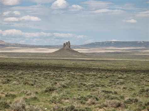 The Boars Tusk on the Killpecker Creek Plain. - Boars Tusk - Red Desert ...