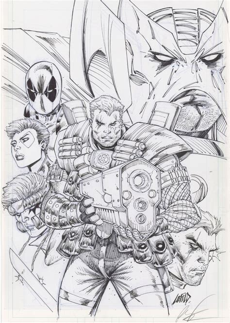 ROB LIEFELD CABLE #158 COVER (2018, SUPERSTAR ARTIST'S FAMOUS CO ...