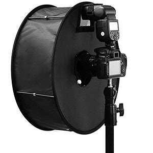 Techzere 45cm/18” Round Universal Collapsible Magnetic Ring Flash ...