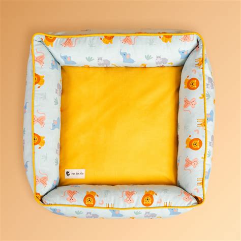 Snuggle Safari Lounger Dog Bed – Cozy, Washable & Durable by Pet Set Go