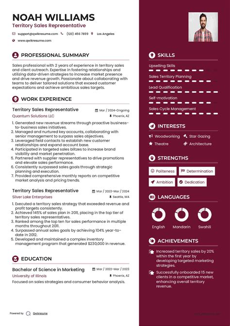 10+ Territory Sales Representative Resume Samples & Templates for 2025